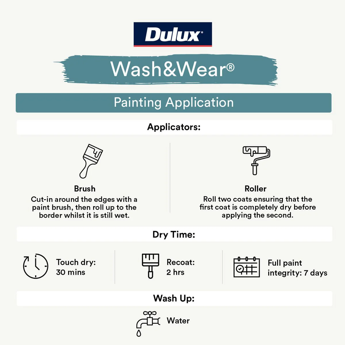 Dulux Interior Paint Wash Wear Low Sheen - Bold Yellow - 1L - 1.41kg - Washable, Stain Resistant - Image 5