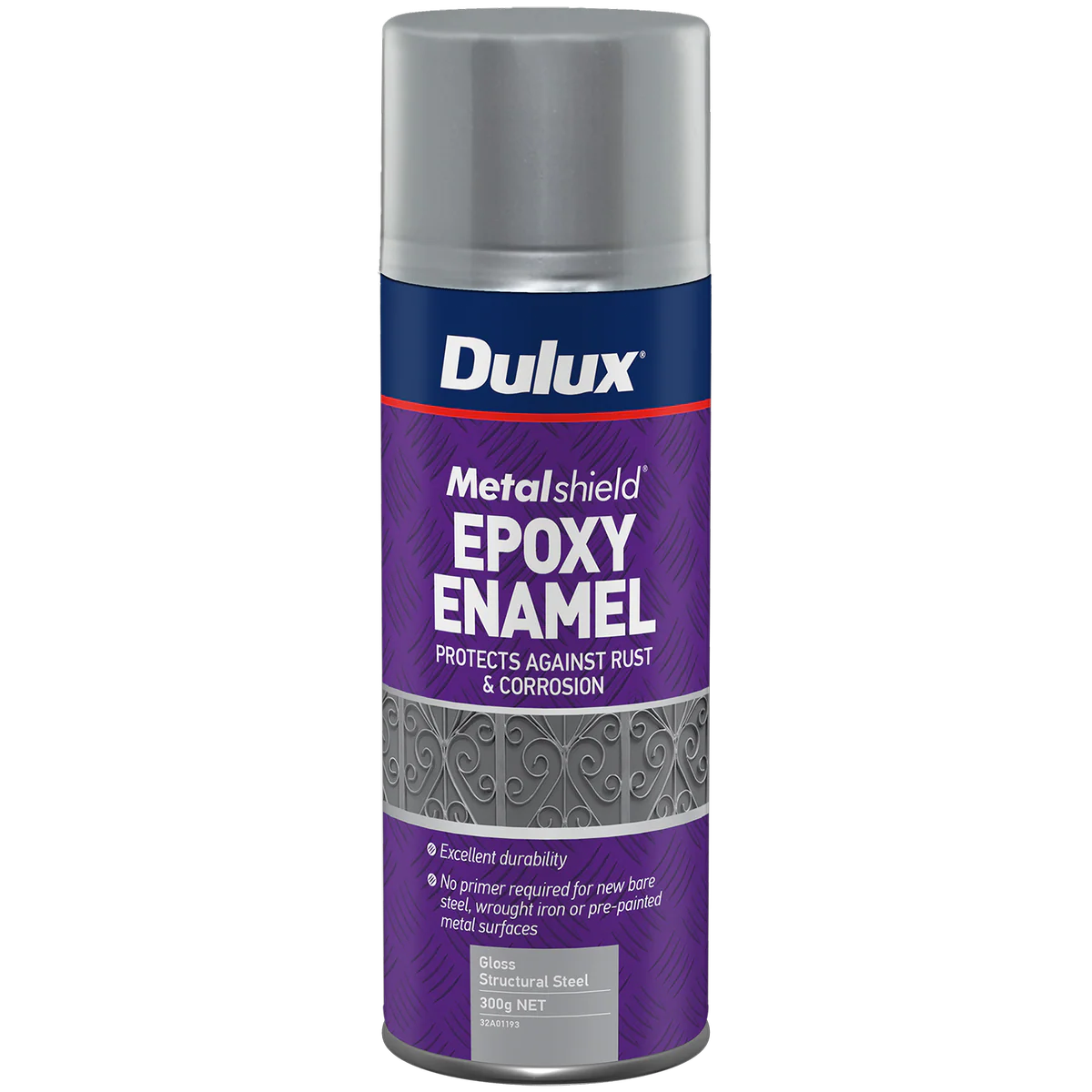 Dulux Metalshield 300g Epoxy Enamel Gloss Spray Paint Structural Steel