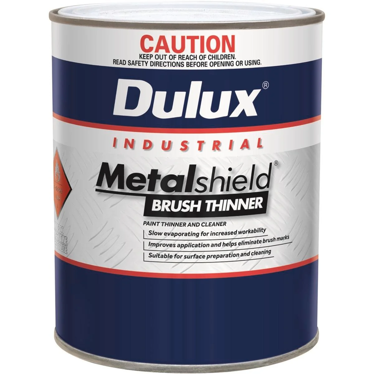 Dulux Metalshield Brush Thinner 4L PAINT Slow Evaporating Solution