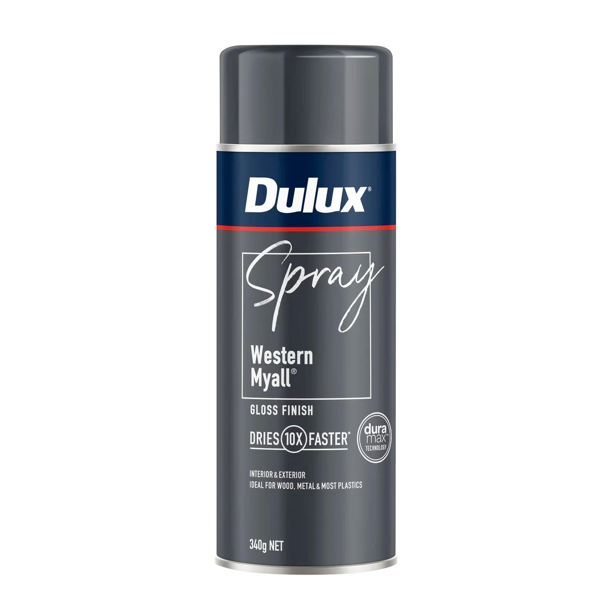 Dulux Spray Paint 340g Gloss Western Myall - Fast Drying - Self Priming