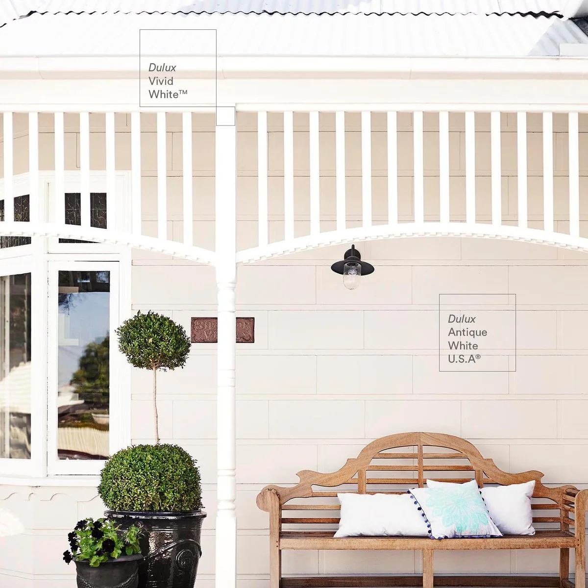 Dulux Weathershield Exterior Paint - 2L Vivid White Low Sheen - 170mm x 163mm x 143mm - Image 4