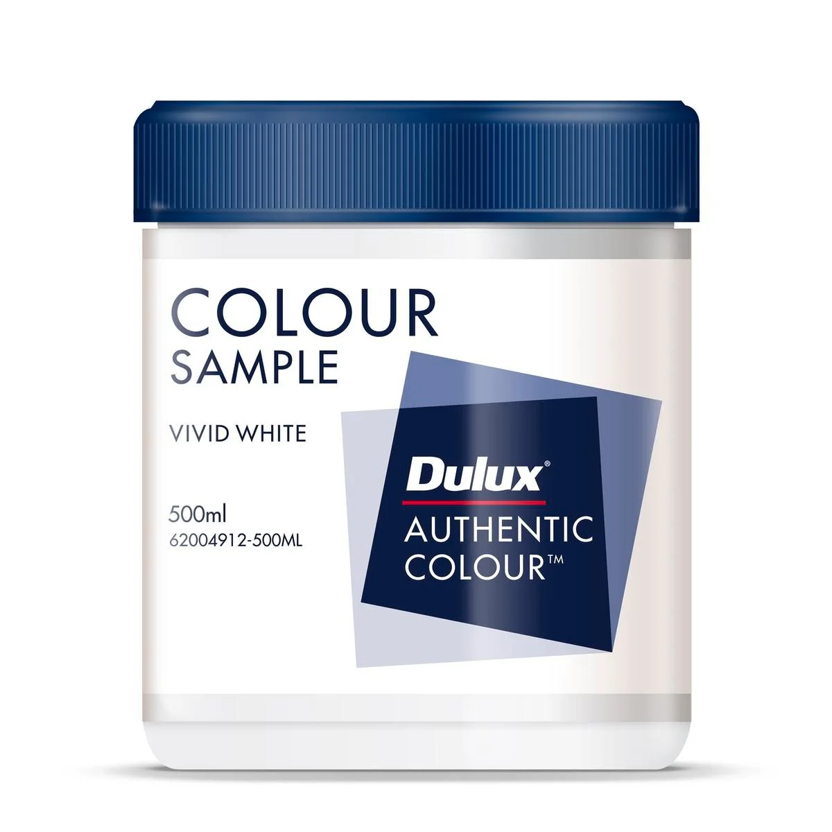 Dulux White Sample Pot 500ml Water Based Low Sheen Finish