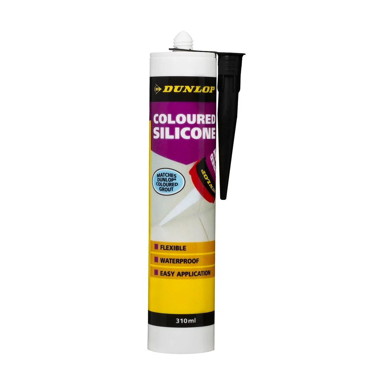 Dunlop Coloured Silicone - 310ml - Misty Grey - Silicone - Waterproof
