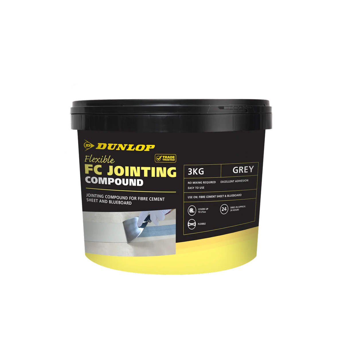 Dunlop Fibre Cement Jointing Compound - 3kg - Other - Flexible