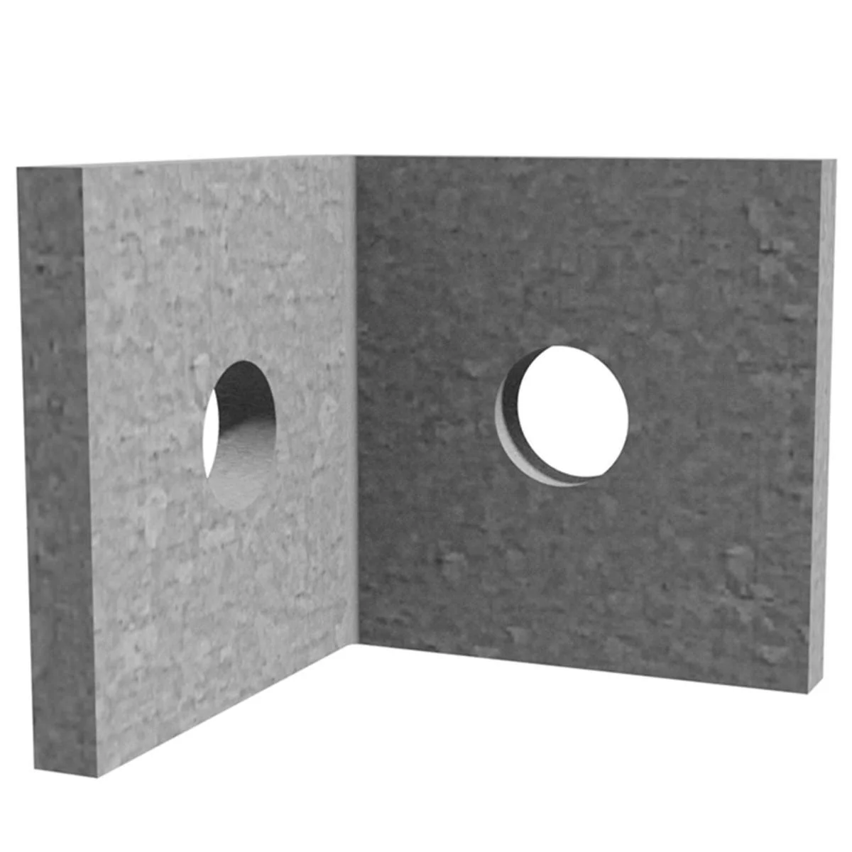 Dunnings Galvanised Angle Bracket 40x40x40mm 5mm Steel Heavy-Duty