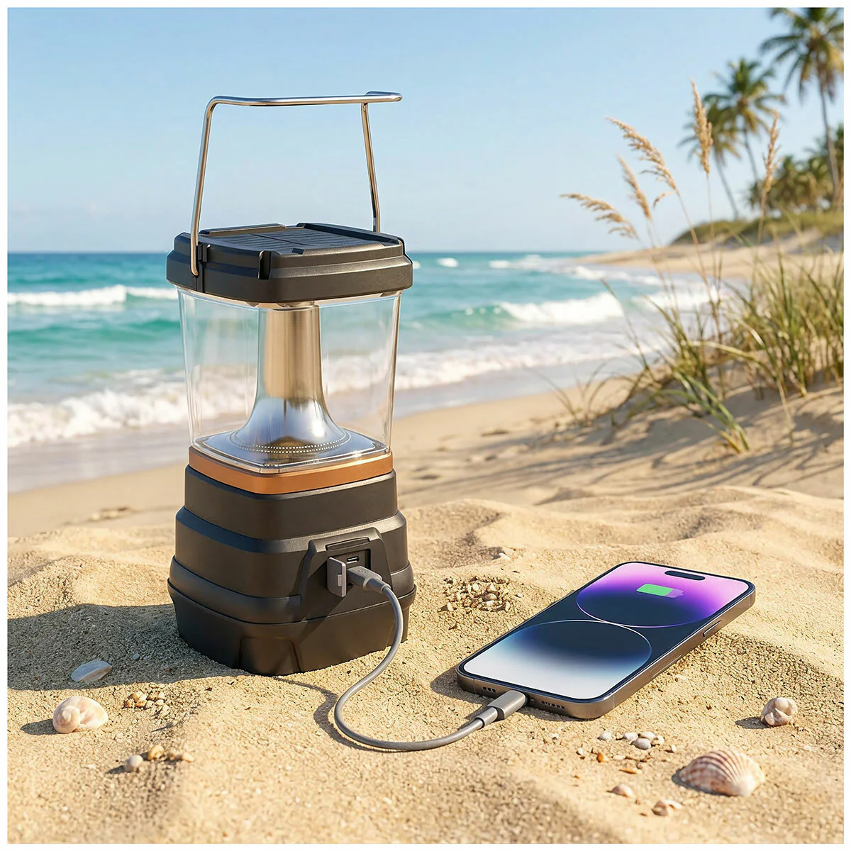 Duracell 5000L Tri-Powered Lantern Rechargeable Black 5000 Lumen - Image 5