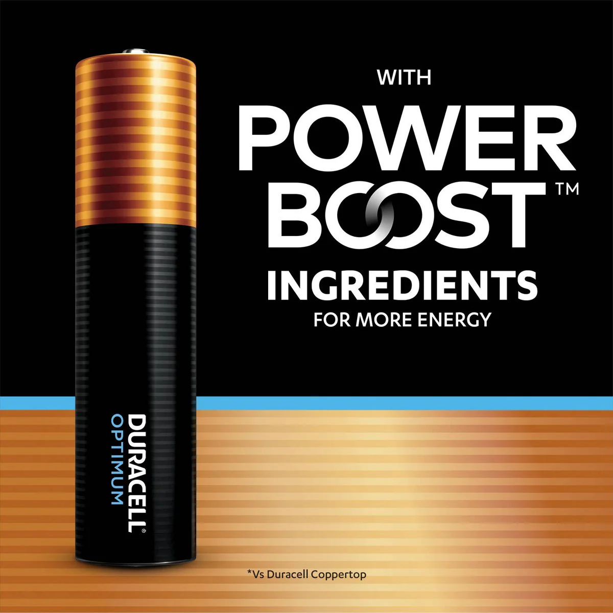 Duracell Optimum AAA Battery 4 Pack - 150% Extra Power - Copper & Black - Image 3