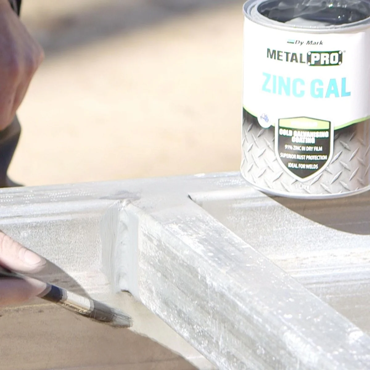 Dy Mark Metalpro Zinc Gal Primer - 500ml - Paint Primer - Rust Protection - Image 3