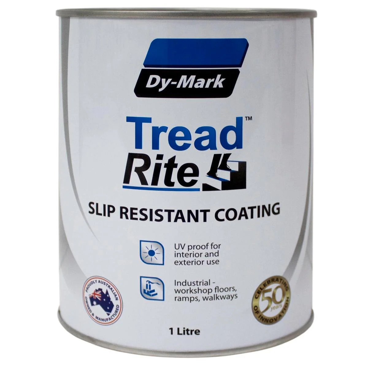 Dy-Mark TreadRite 1L Black Paving Paint - Slip-Resistant Coating