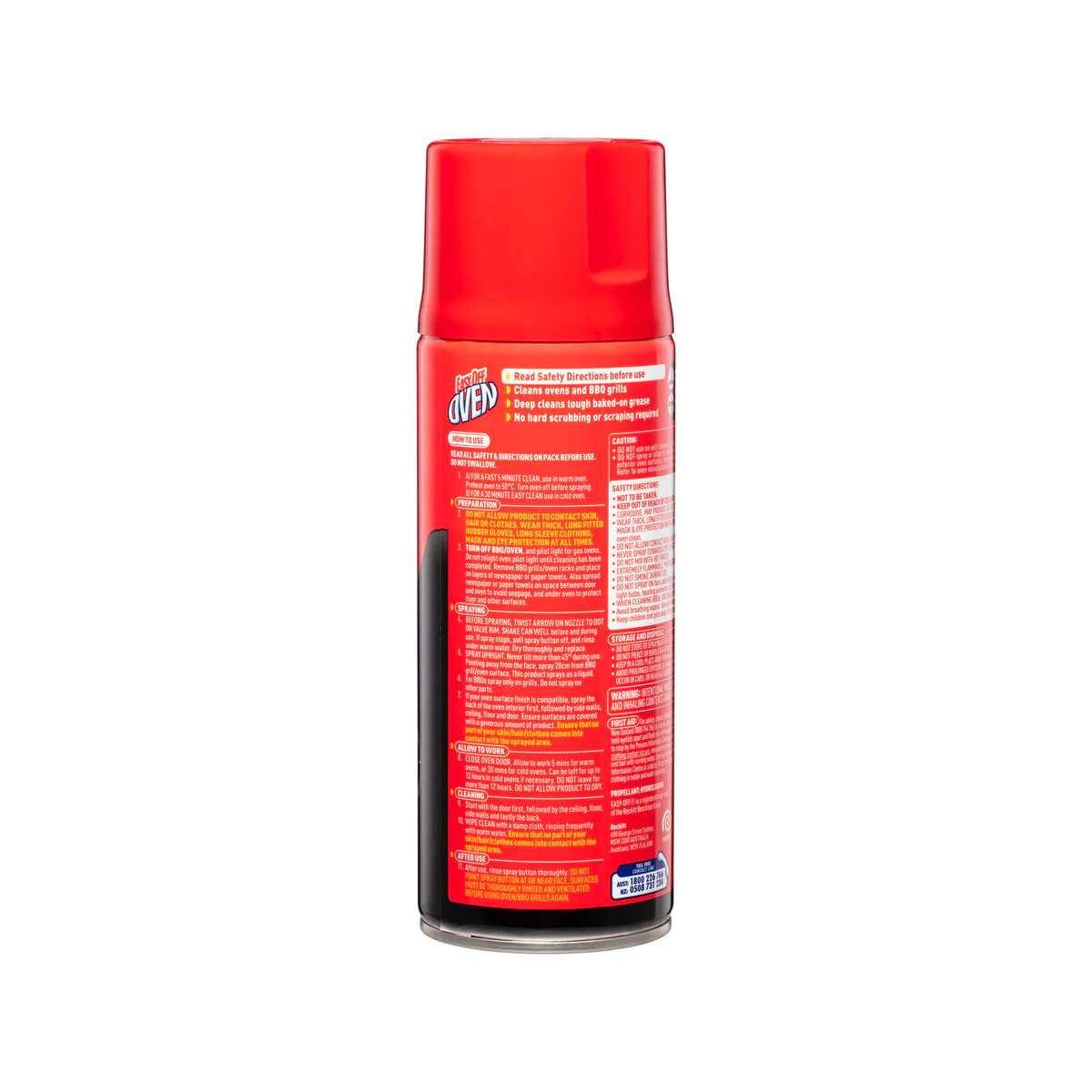 Easy Off Heavy Duty Oven BBQ Cleaner Spray - 325g - Deep Cleans Grease - Image 2
