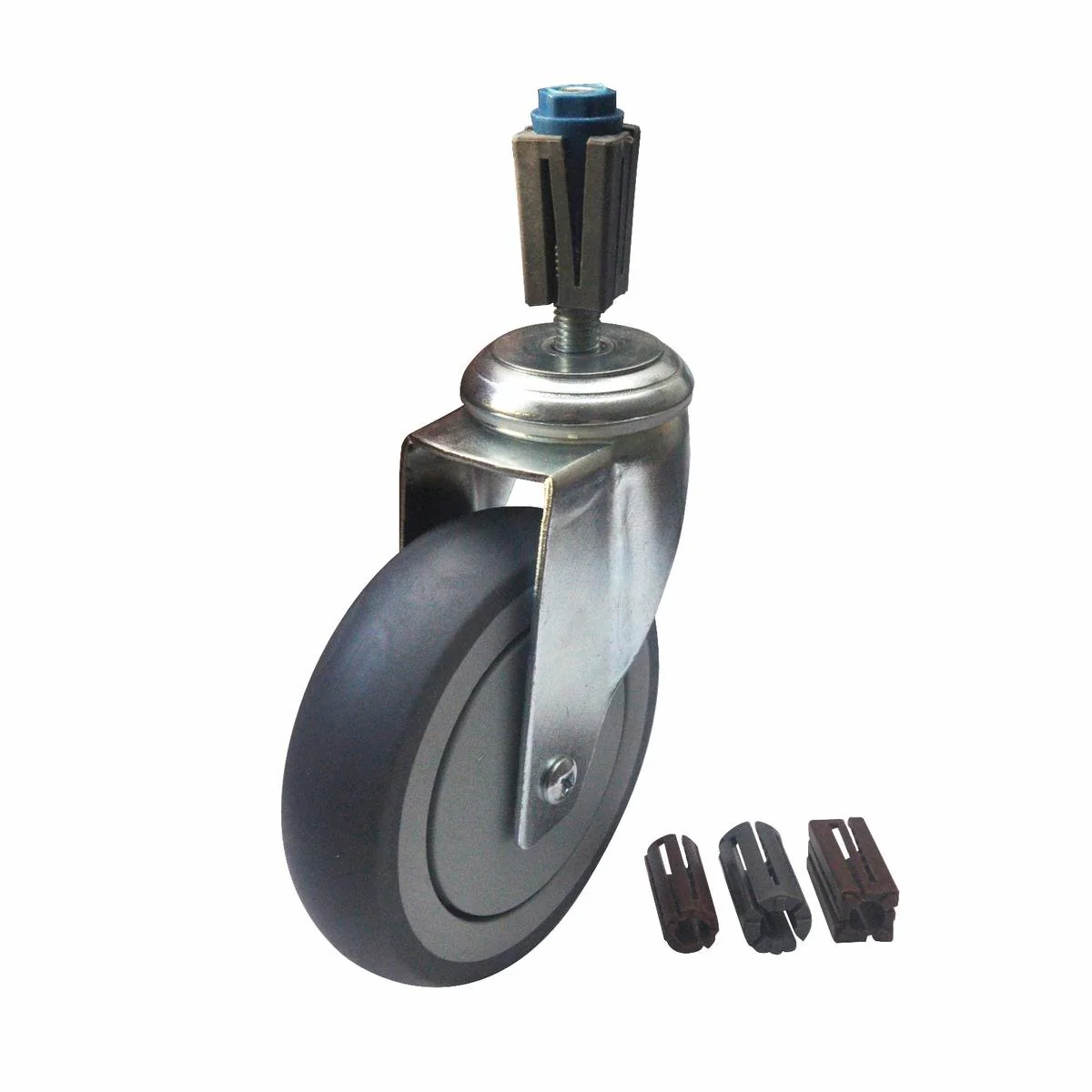 Easyroll Castor Expander Kit - 125mm - Rubber - Vibration Absorbing