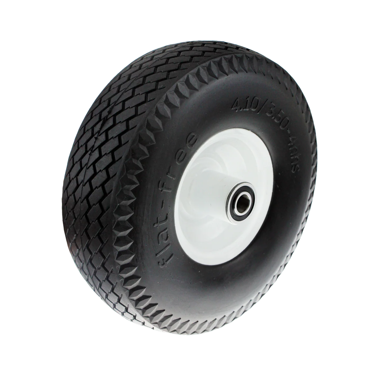 Easyroll Trolley Wheel - 3.5 x 4 - Solid Rubber - Puncture Proof