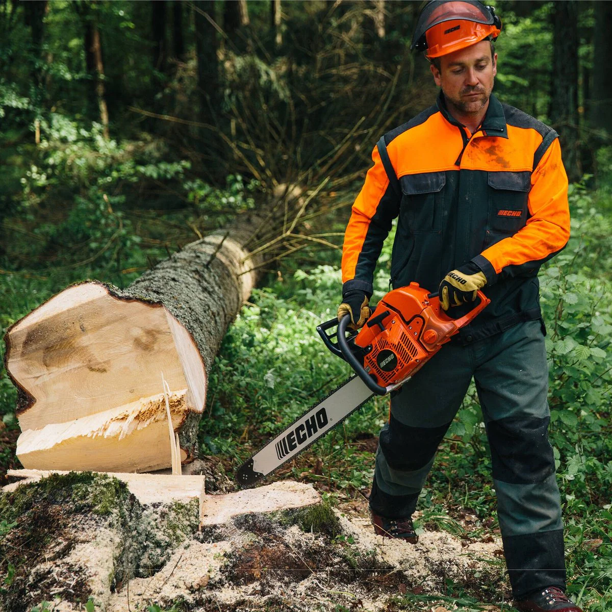 Echo 500mm 59.8cc 2 Stroke Petrol Chainsaw - 20" Guide Bar - Orange - Powerful & Efficient - Image 4