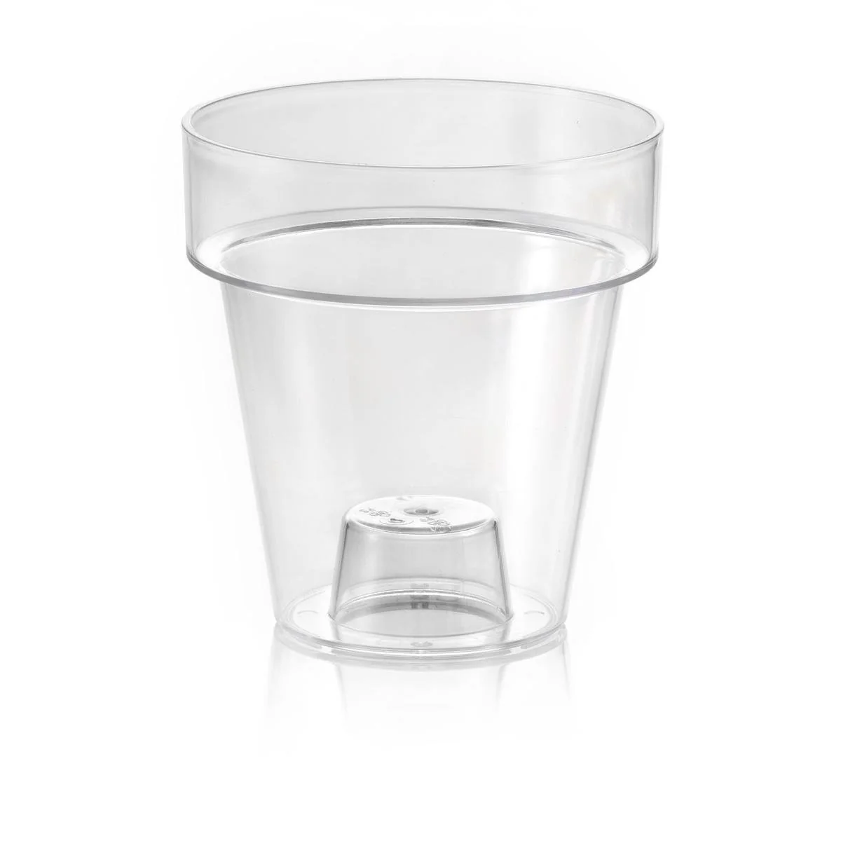Eden Orchid Planter - 15cm - Polypropylene - Clear Design