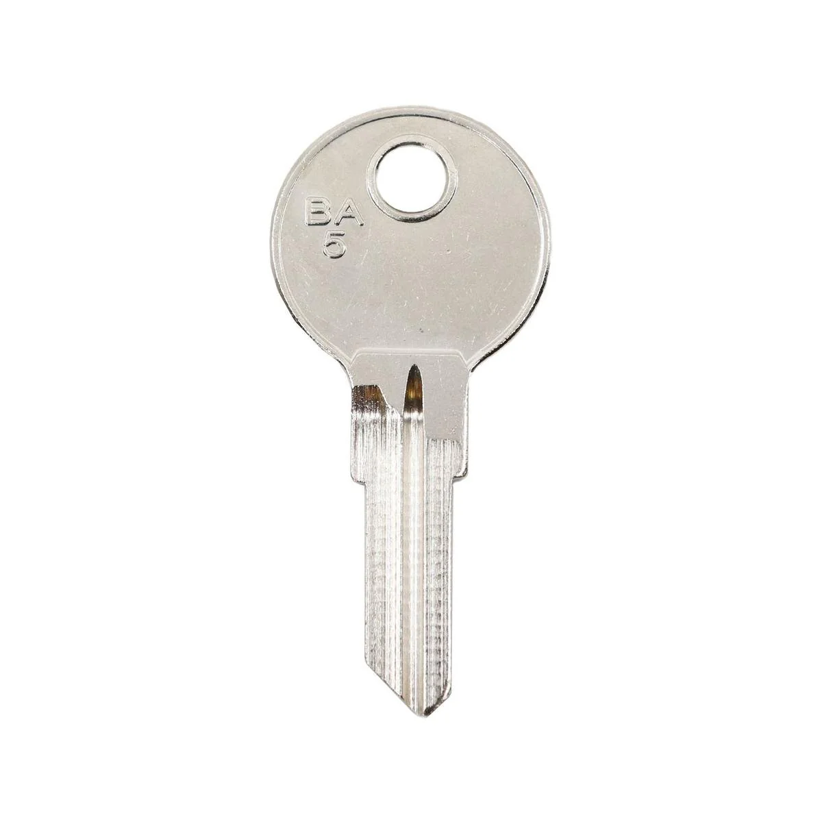 Ehi ba5 Silver Blank Key - Nickel Plated Brass - Key Duplication Service