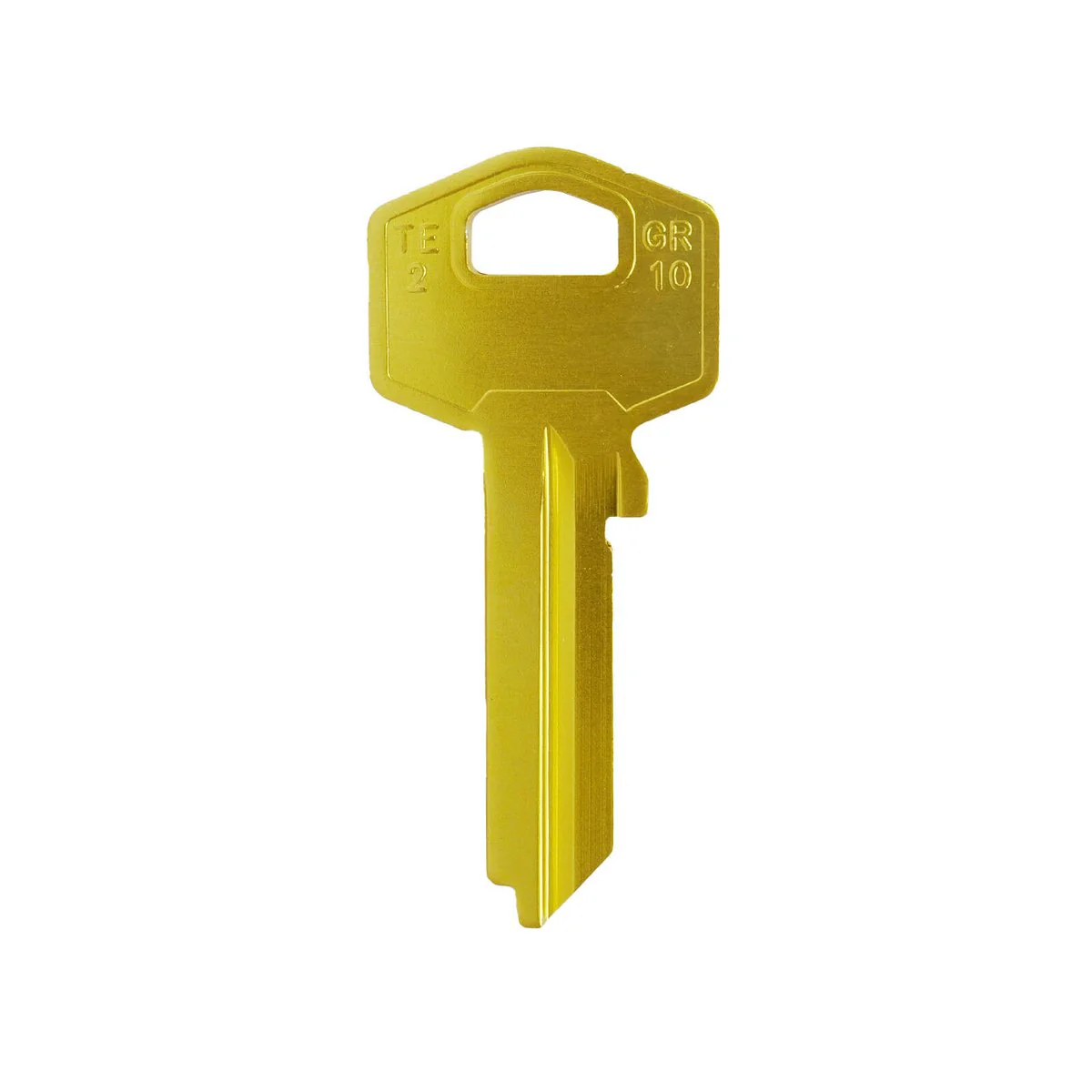 EHI Gold Blank Key - TE2 GR10 - 54mm x 24mm - Compatible with Locks - Image 2