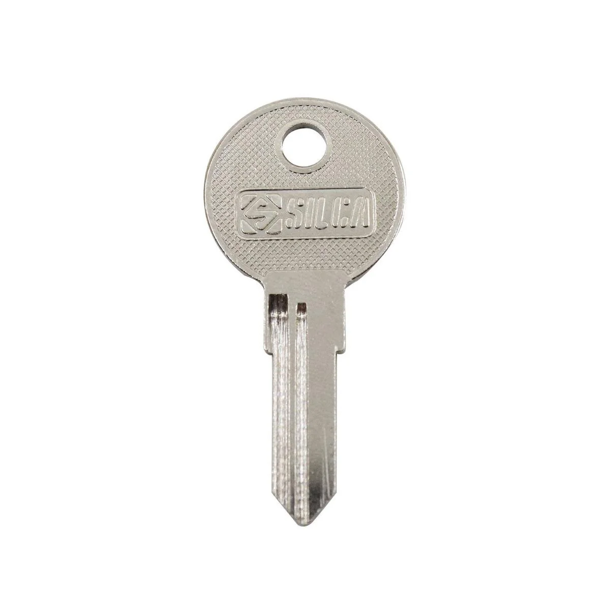 Ehi hf75r Silver Blank Key - Nickel Plated Brass - 54mm x 23mm - Key Cutting