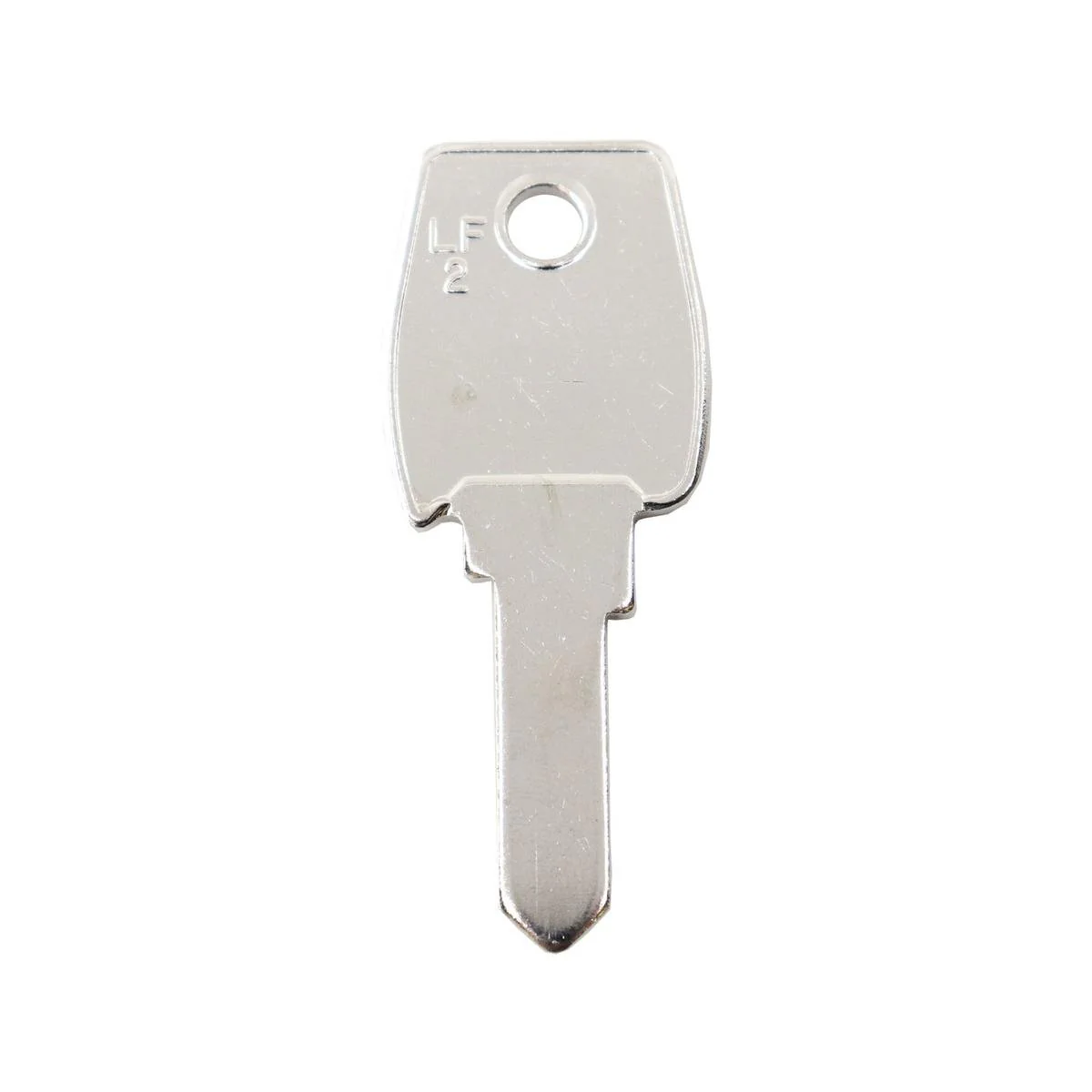 Ehi lf2 Silver Blank Key - Nickel Plated Brass - Key Duplication