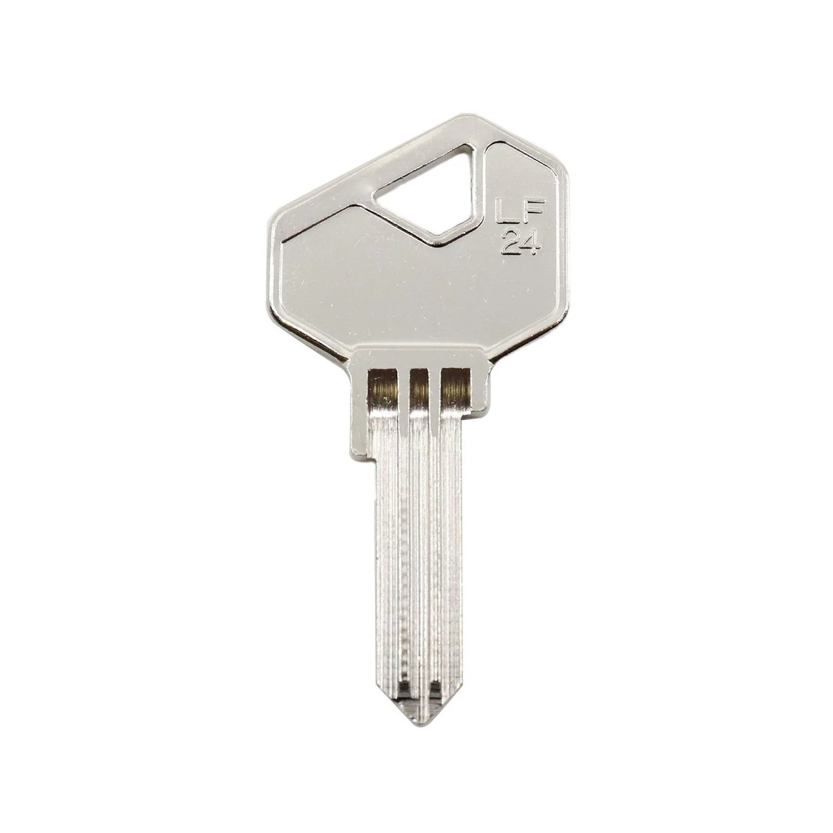 Ehi LW13 Silver Blank Key - Nickel Plated Brass - Key Cutting Service