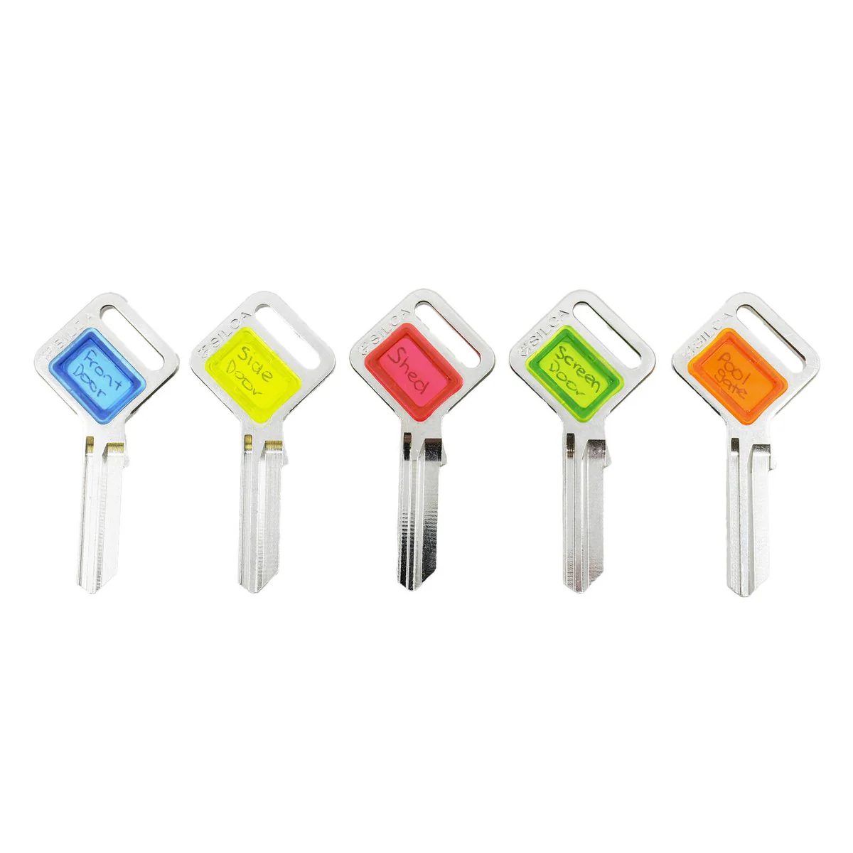 Ehi lw4 Orange Specialty Taggy Key - 55mm x 23mm - Durable Key Blank - Image 3