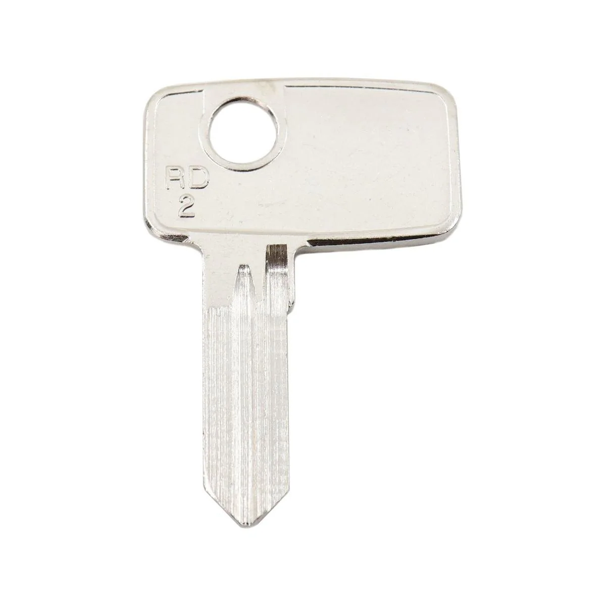 Ehi rd2 Silver Blank Key - Nickel Plated Brass - Key Cutting Service