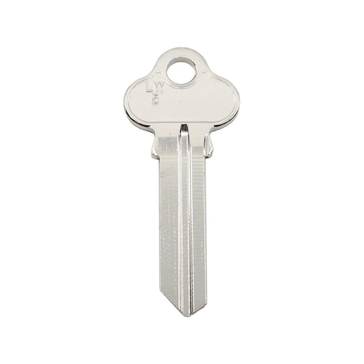 EHI Silver Blank Key - 55mm Nickel Plated Brass - Easy To Carry