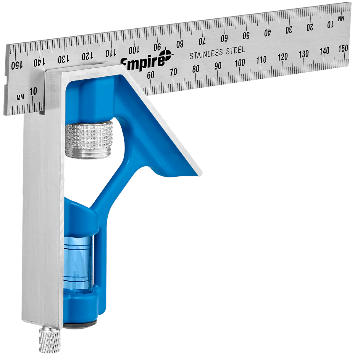 Empire 150mm Combination Square - Stainless Steel - Accurate Measurements