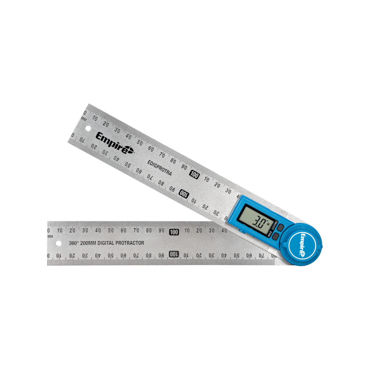 Empire 360 Digital Protractor - 200mm - 360° Angle Measurement Tool - Stainless Steel - Image 2
