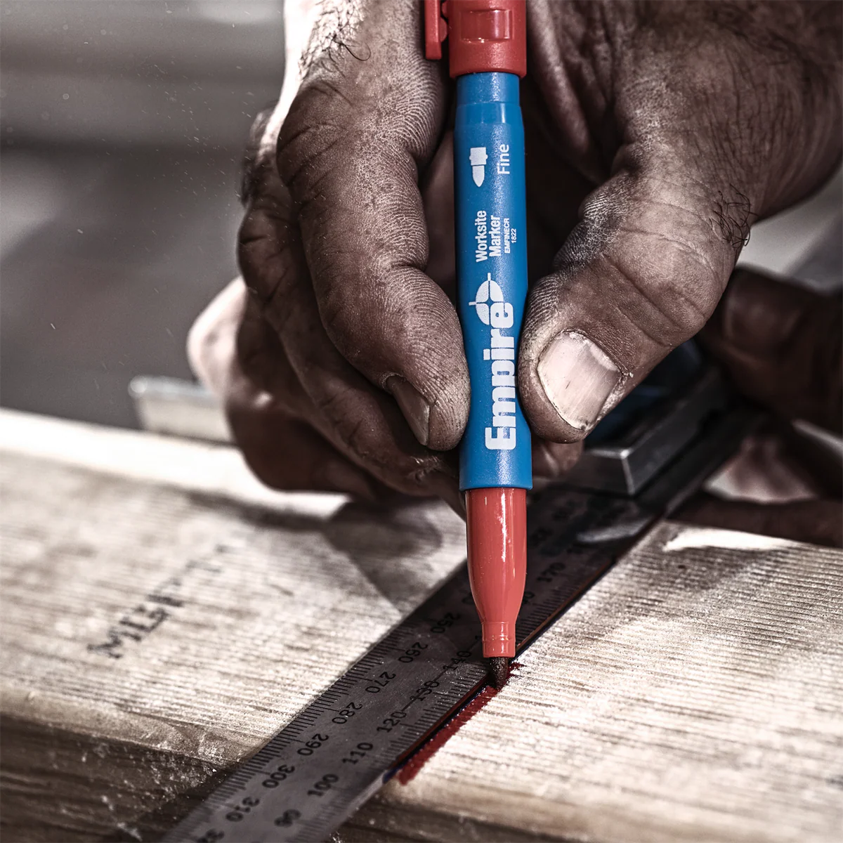 Empire Fine Marker Pen - 14mm - Red Ink - Quick Dry - Image 3