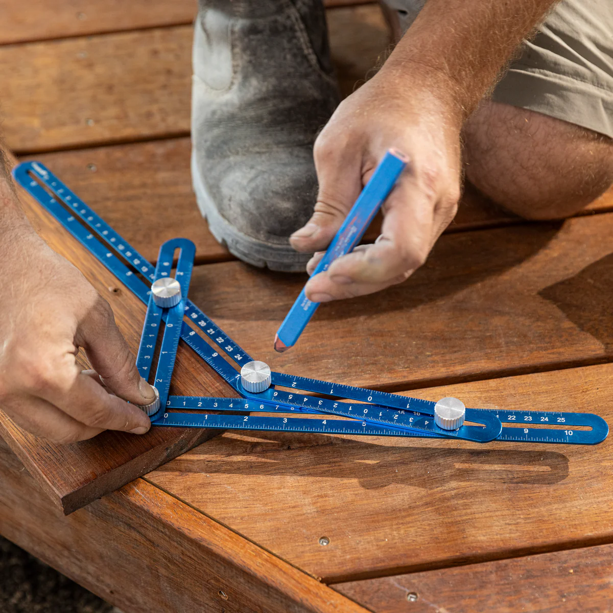 Empire True Blue Angle and Template Tool - 50mm x 16.3mm x 310mm - Blue - Durable - Image 3