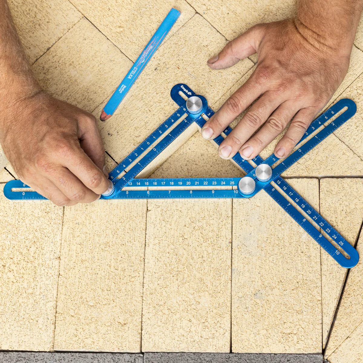 Empire True Blue Angle and Template Tool - 50mm x 16.3mm x 310mm - Blue - Durable - Image 5