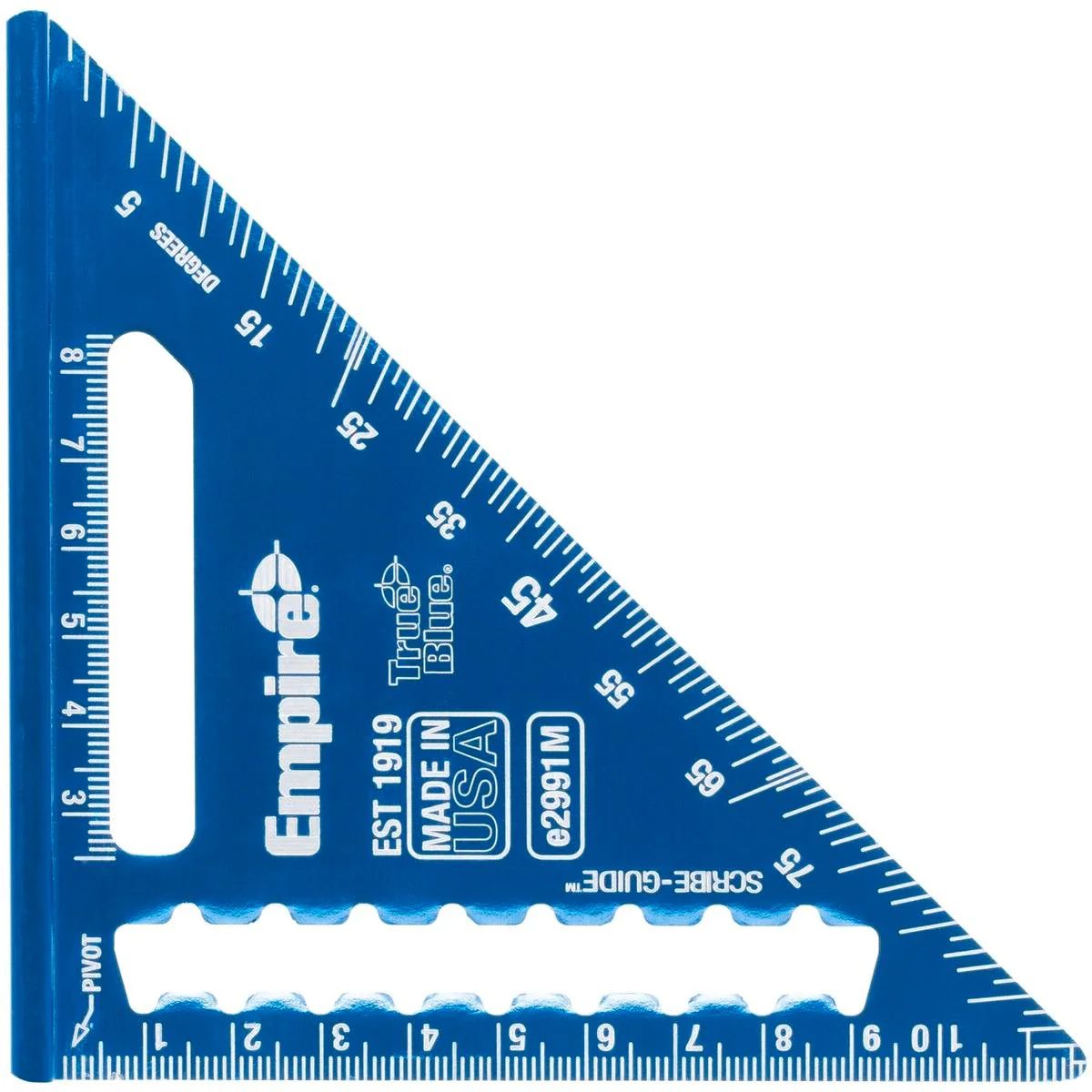 Empire True Blue Mini Rafter Square - 120mm - Hi Vis - Laser Etched