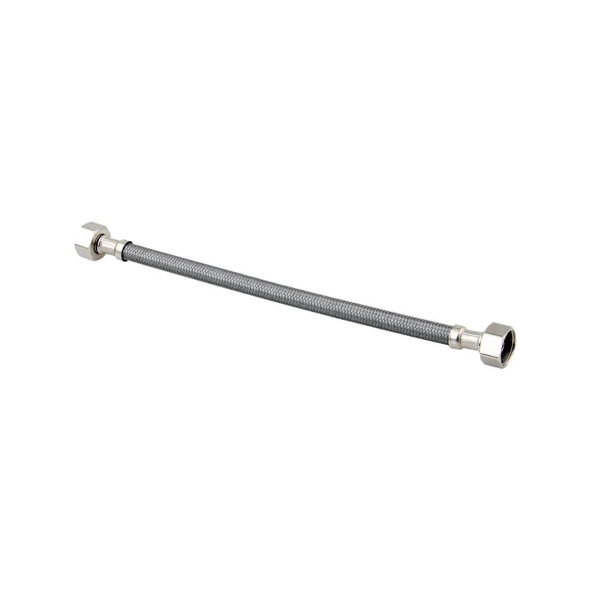 Enduraseal 300mm Silver Flexible Braided Water Connector - Durable - 1/2" BSP Fittings