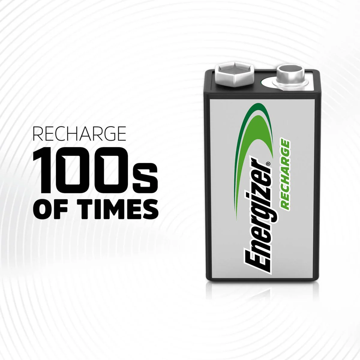 Energizer Recharge 9V Battery - 1 Pack - 95.6mm x 228.7mm - Reliable Power - Image 3