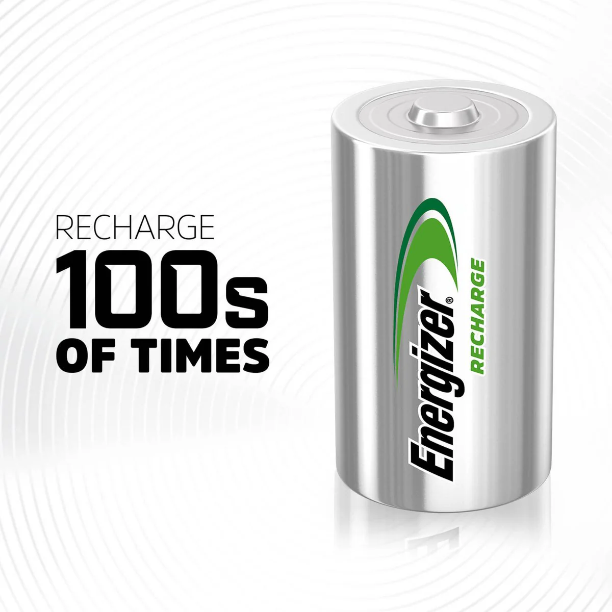 Energizer Recharge D Batteries 2 Pack - 93.98mm x 109.22mm - Long-lasting Power - Image 3