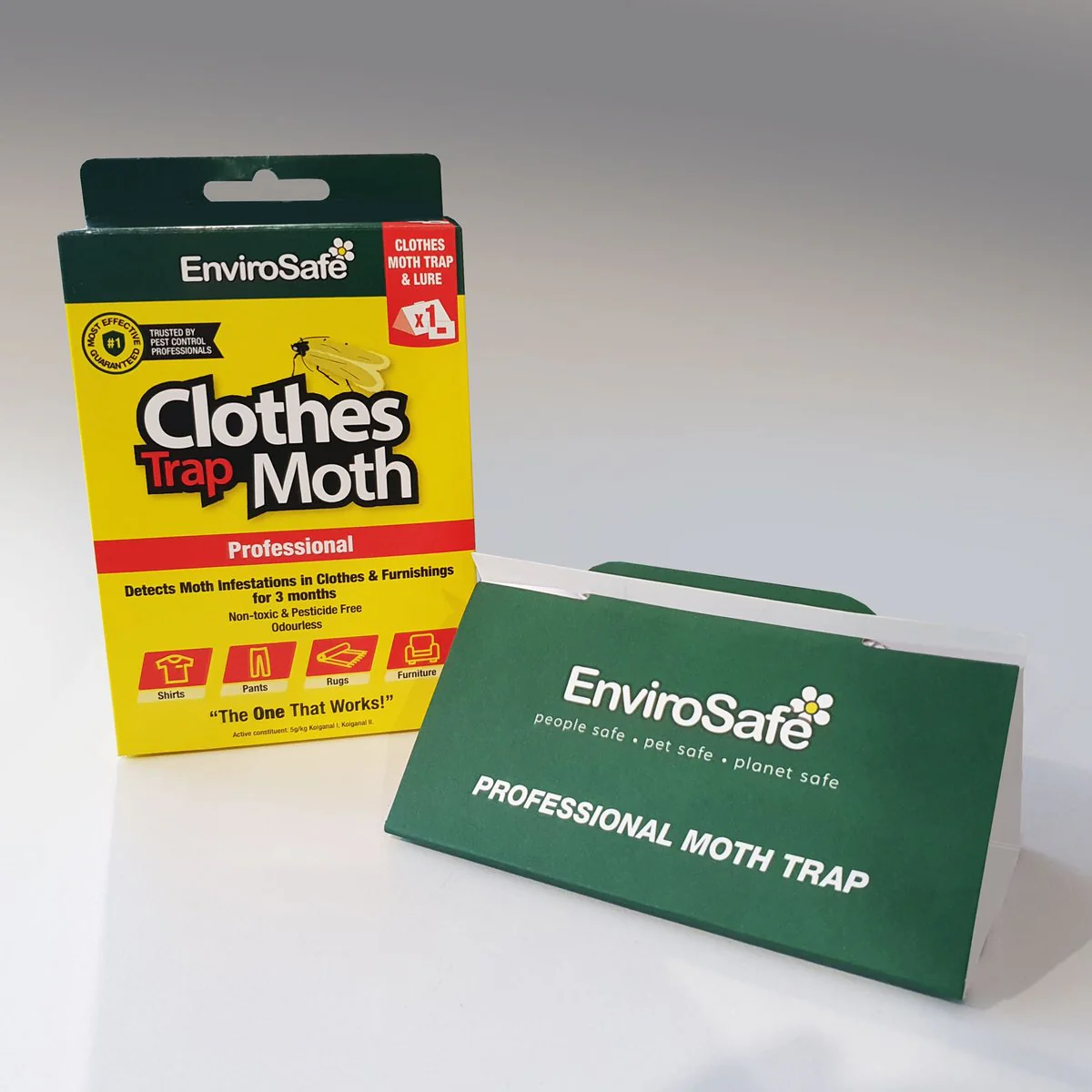 Envirosafe Professional Clothes Moth Trap - 105mm x 160mm - Pesticide-Free - Image 3