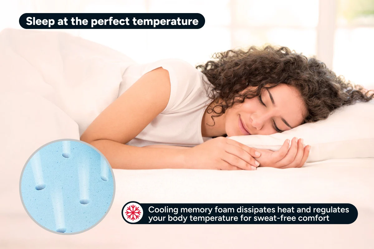 Ergolux Cooling Luxe Pocket Spring Mattress Double - Image 9