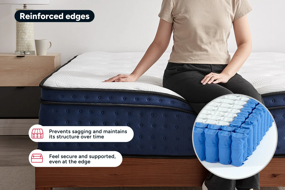 Ergolux Cooling Luxe Pocket Spring Mattress King Single - Image 6