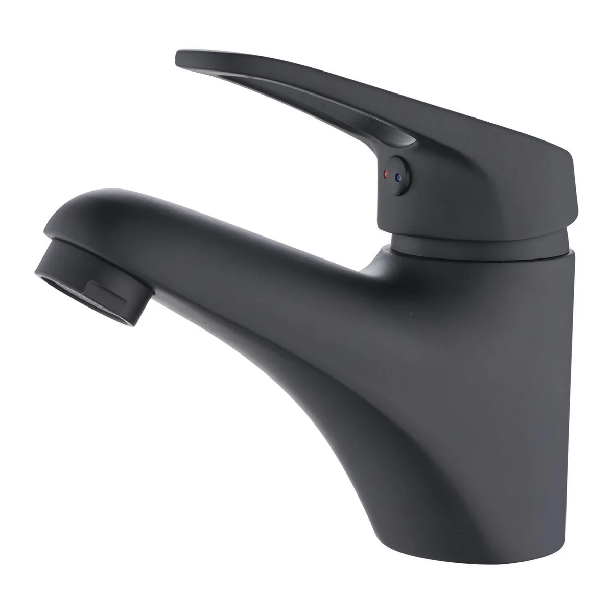 Estilo Serena Basin Mixer - 35mm - Matte Black - Water Efficient - Lead-Free