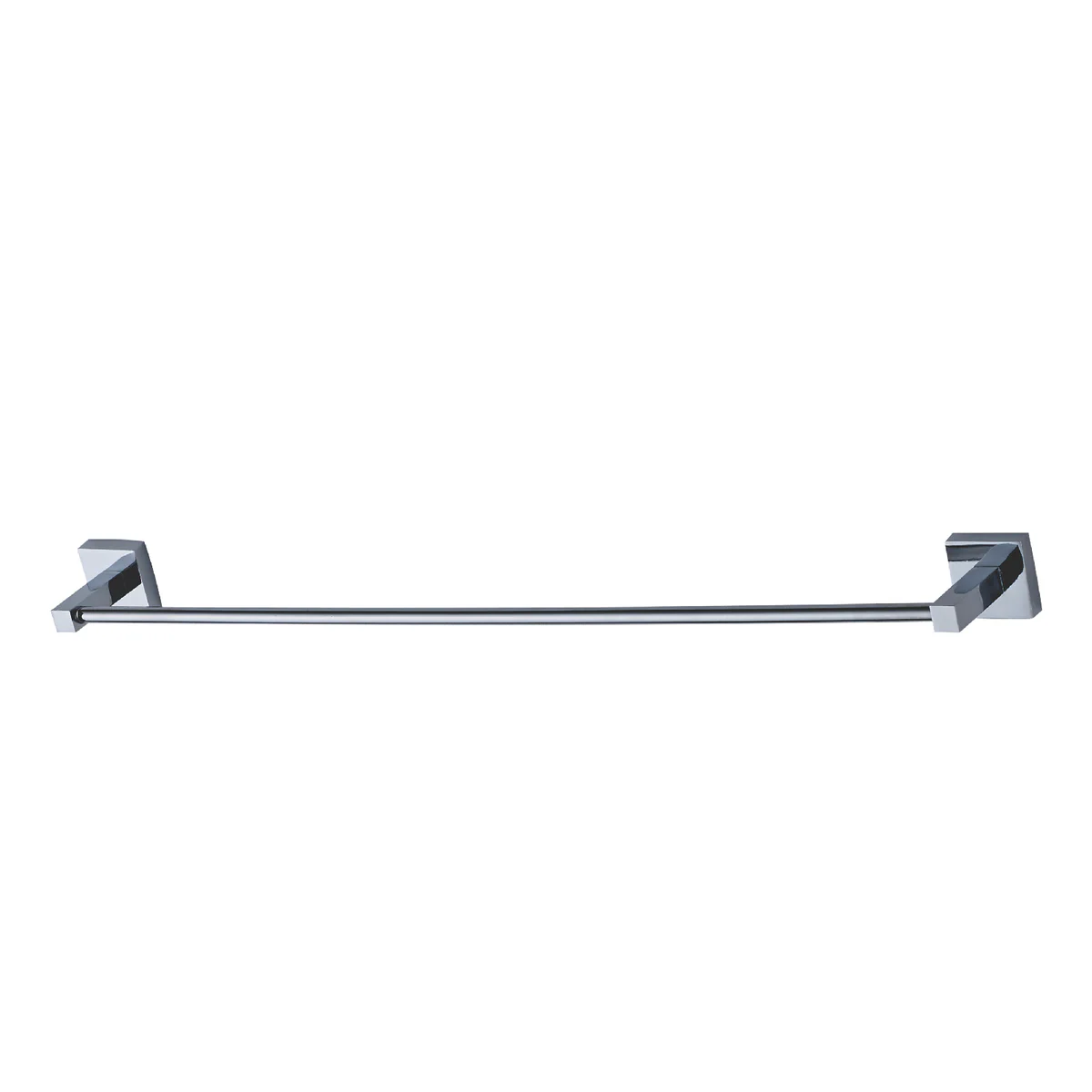 Estilo Chrome Lille Single Towel Rail - 900mm - Rust-Resistant Zinc Alloy