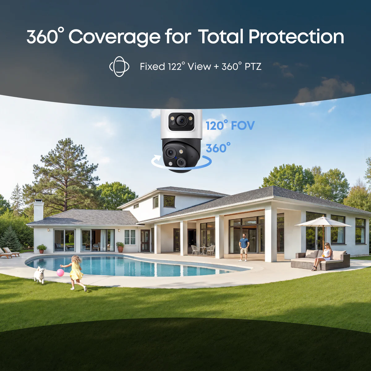 Eufy S4 NVR PoE PTZ Add-On Camera - 4K Wide-Angle & 2K PTZ - Auto-Tracking - Image 5