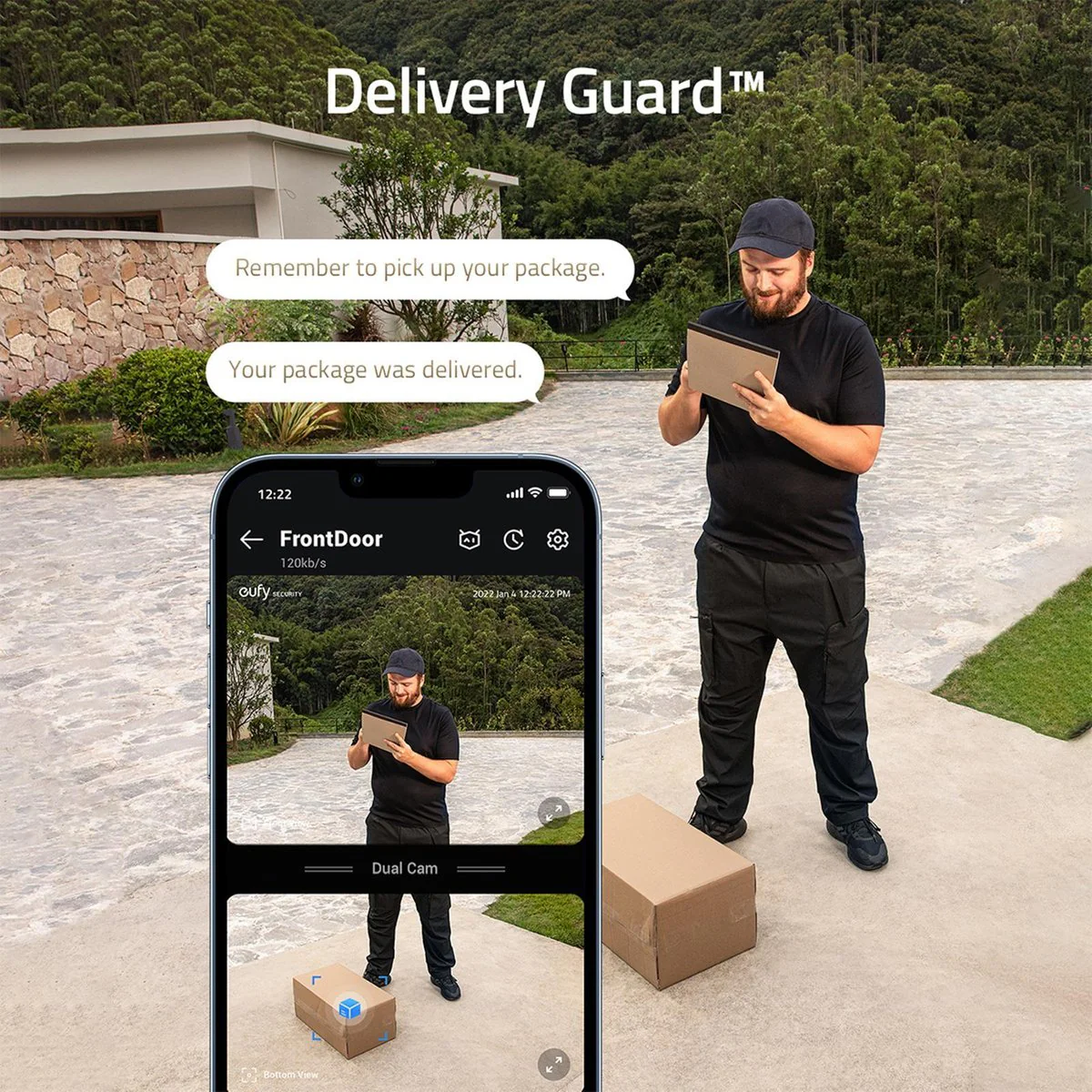 Eufy Security Dual Camera Doorbell Add On - 2 Cameras - 2K HD Video - Battery Powered - Image 5