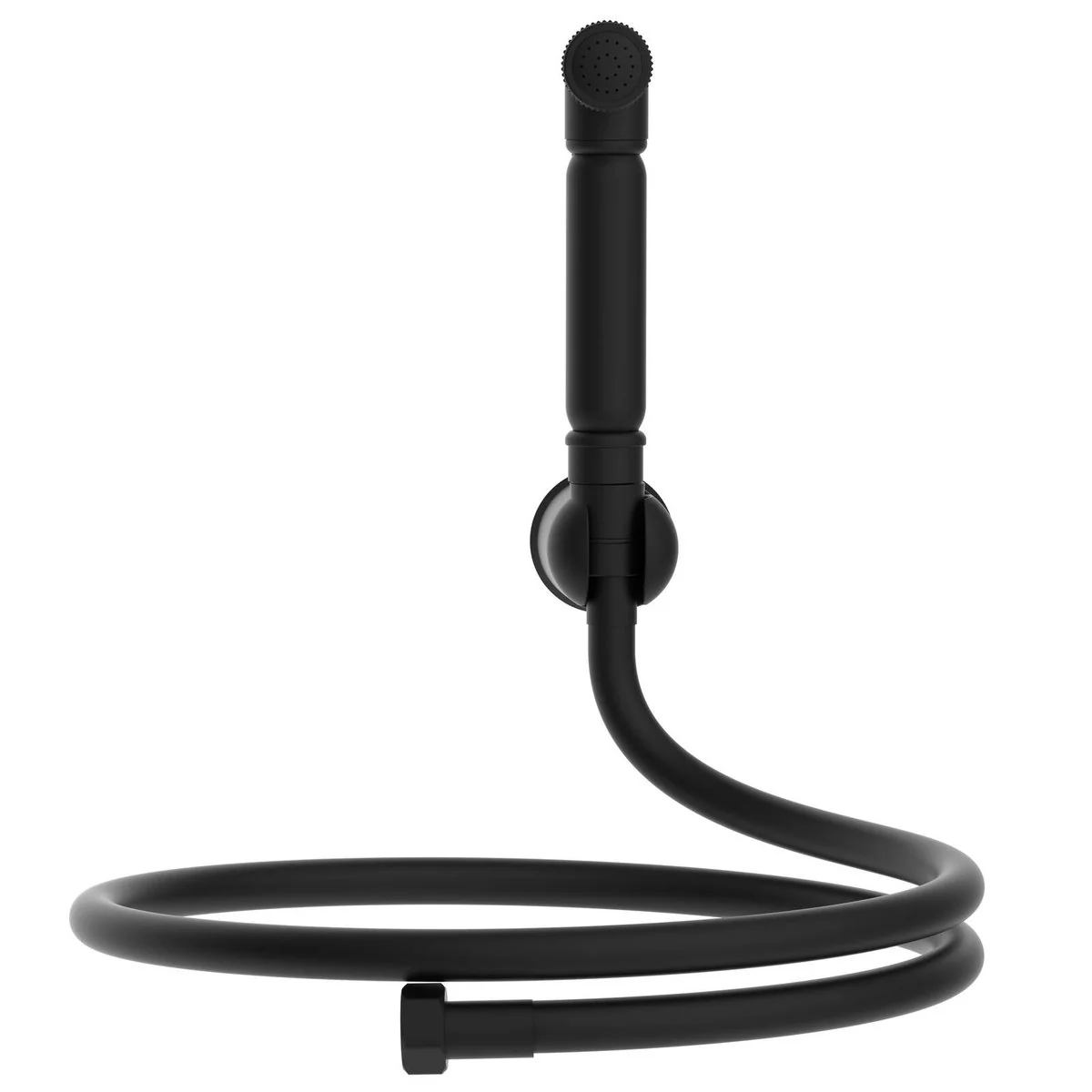 Evekare 1 2m Matte Black PVC Bidet Spray with Holder - Lead-Free - Wall-Mounted - Image 2