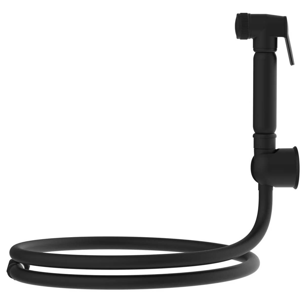 Evekare 1 2m Matte Black PVC Bidet Spray with Holder - Lead-Free - Wall-Mounted - Image 3