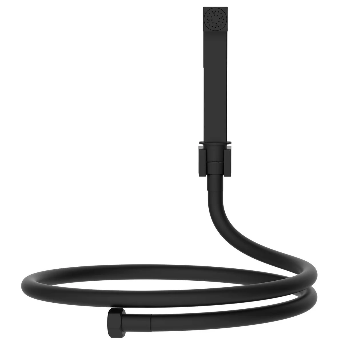 Evekare 1 2m Matte Black Square Bidet Spray with Holder - Independent Living - Image 2