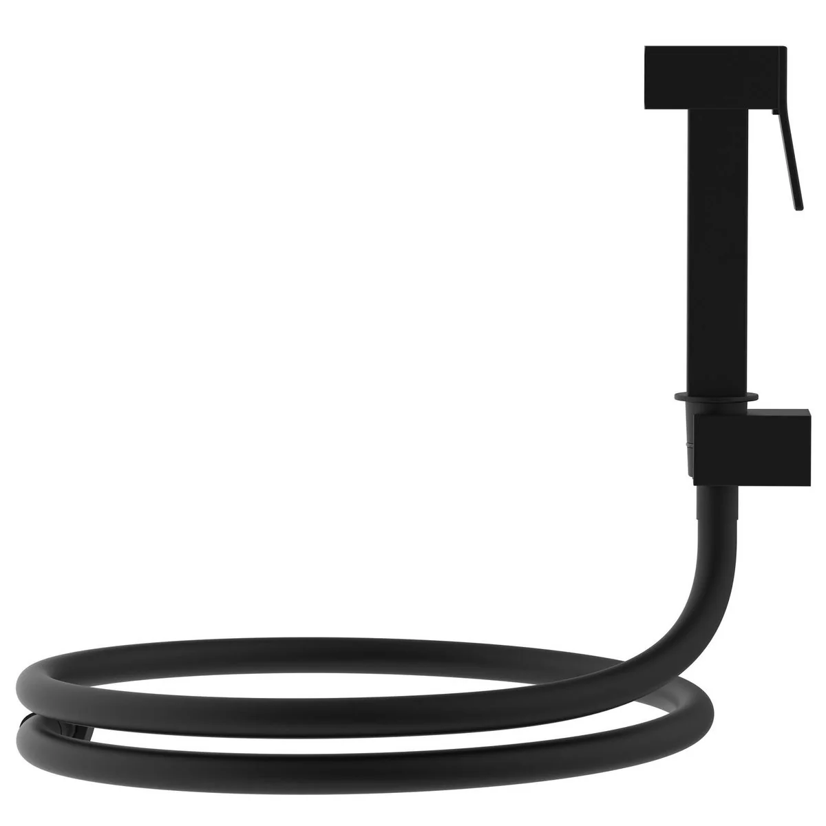 Evekare 1 2m Matte Black Square Bidet Spray with Holder - Independent Living - Image 3