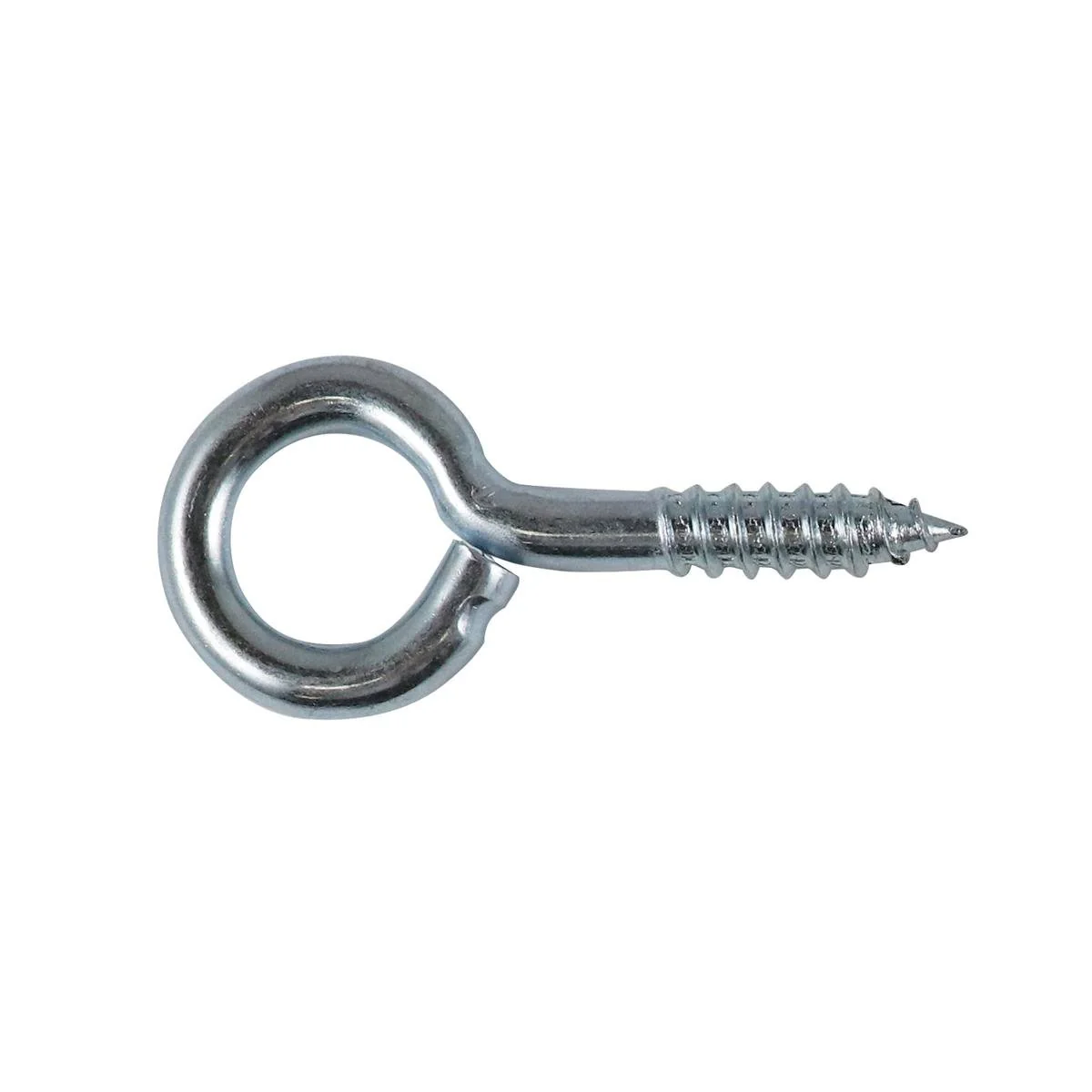 Everhang 20mm Zinc Plated Screw Eye Hook 10 Pack - Silver - 25kg Load Rating
