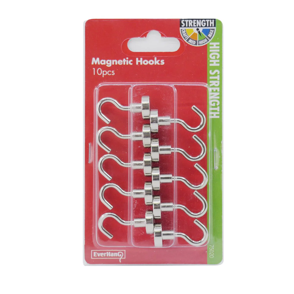 Everhang 35mm Silver Magnetic Hook 10 Pack - Versatile Hanging Solution - Image 4