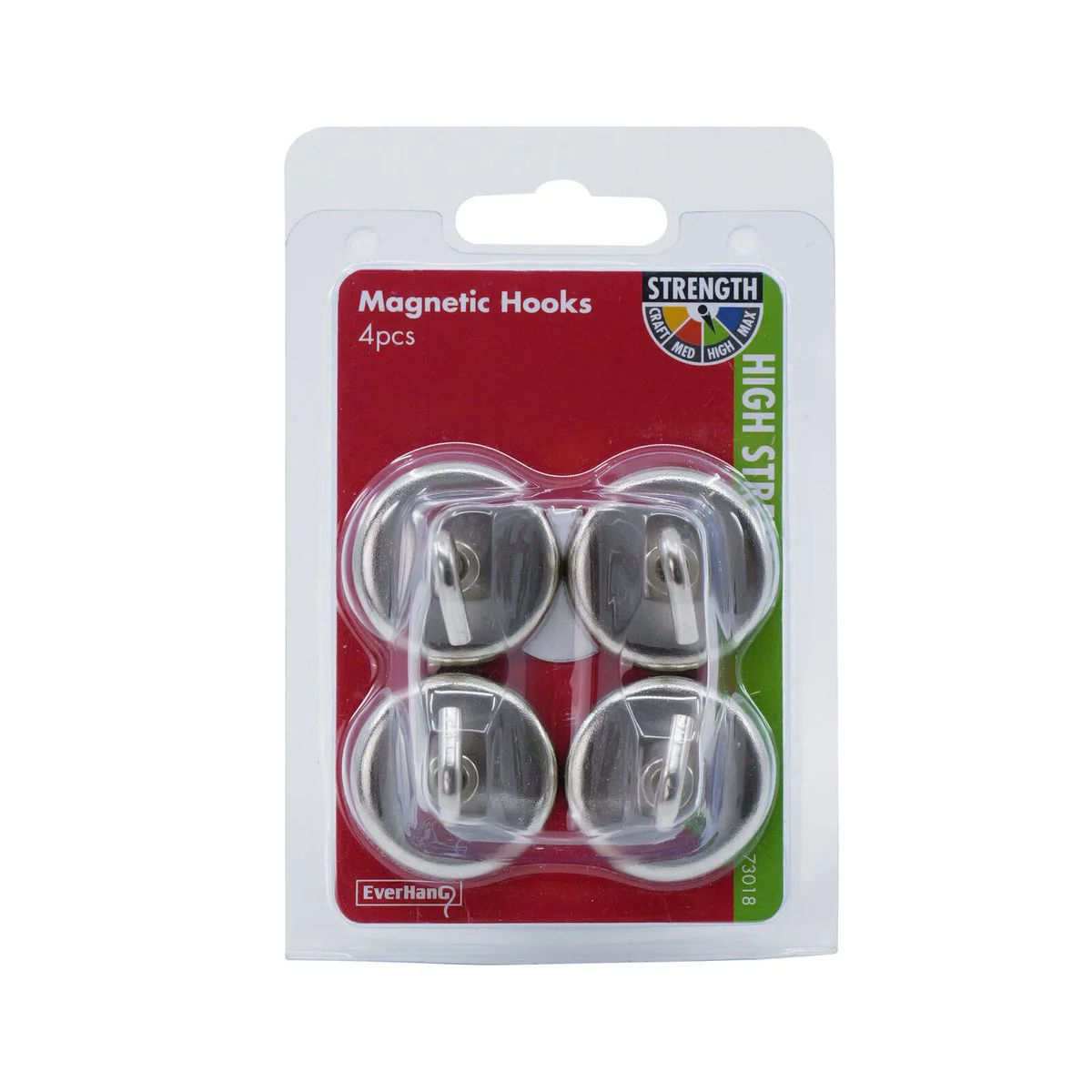 Everhang Silver Magnetic Hook 4 Pack - 35mm - Versatile Hanging Solution - Image 5