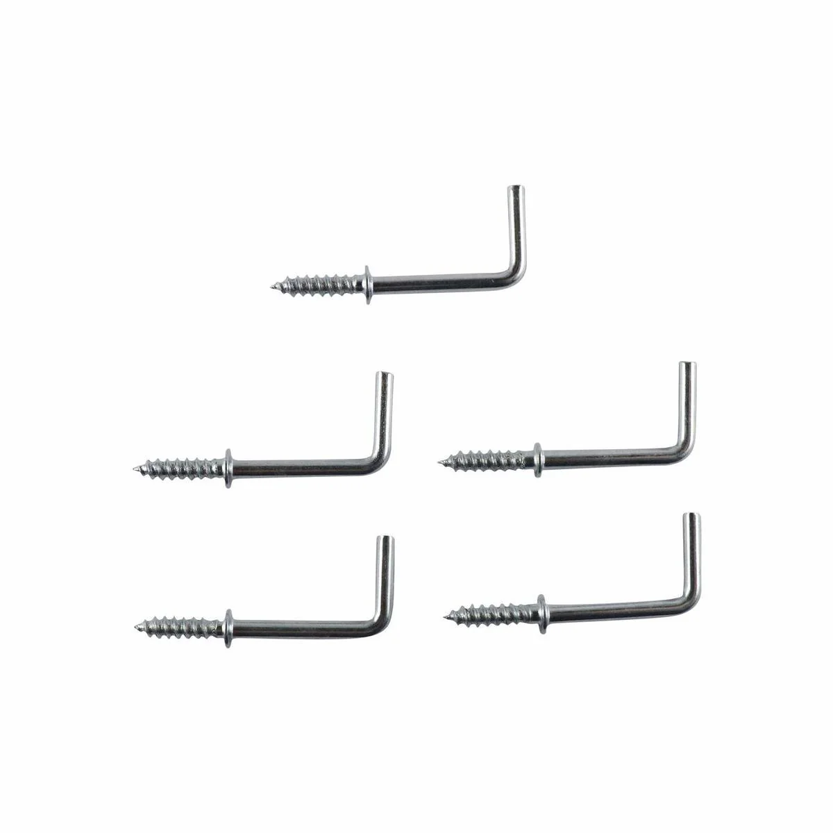 Everhang Square Hooks - 50mm - Zinc - Light Duty - 5 Pack